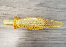 Load image into Gallery viewer, Diamond Point Amber Empoli Genie Bottle
