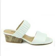 Load image into Gallery viewer, Vaneli White Nappa Sandals Block Heel - 9 N
