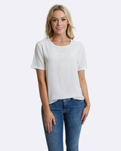 Load image into Gallery viewer, Silk T-Shirt in True White
